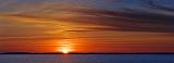 Sunset Over Powderhorn Lake Panorama_27622-4